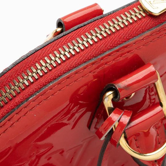 Louis Vuitton Monogram Vernis Alma PM Satchel - Picture 13 of 15